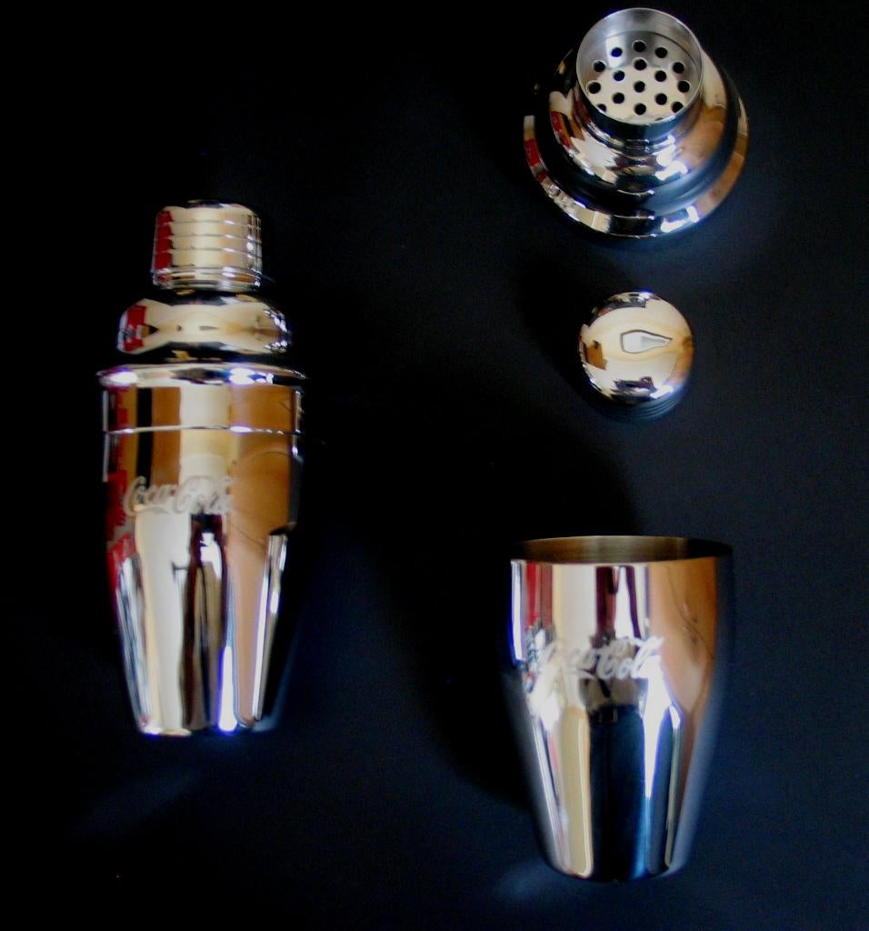Coca Cola Cocktail Shaker Bottle Stirrers Bacardi Cola, Verzenden, Nieuw, Gebruiksvoorwerp