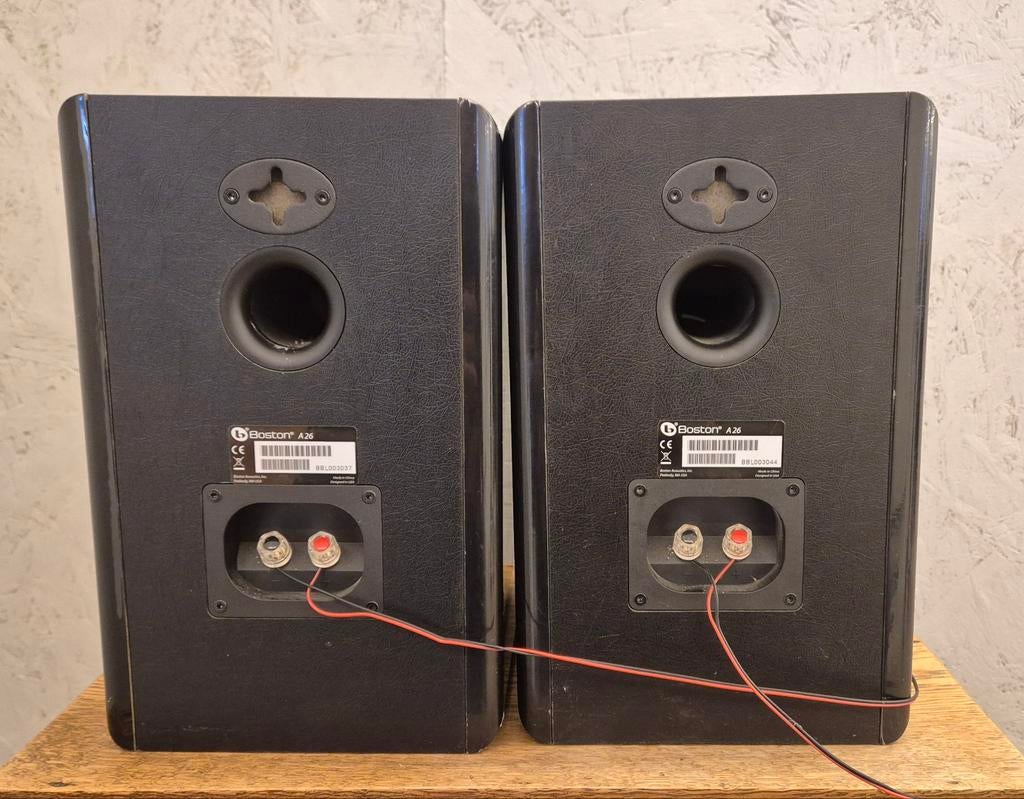 Boston Acoustics A26 luidsprekers – set – zeer nette staat, Gebruikt, Boston, 60 tot 120 watt, N.v.t
