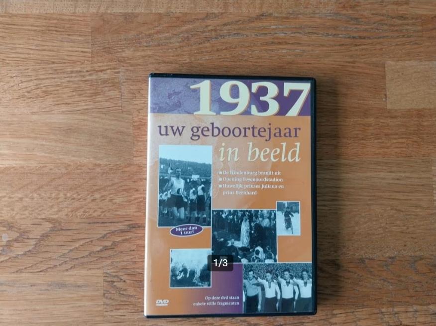 DVD 1937 uw geboortejaar in beeld, Cd's en Dvd's, Alle leeftijden, Ophalen of Verzenden, Zo goed als nieuw, Politiek of Geschiedenis