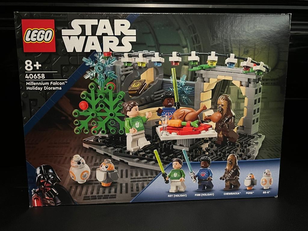 Lego 40658 Millennium Falcon Kerstdiner Nieuw in doos !!, Ophalen, Nieuw, Complete set, Lego