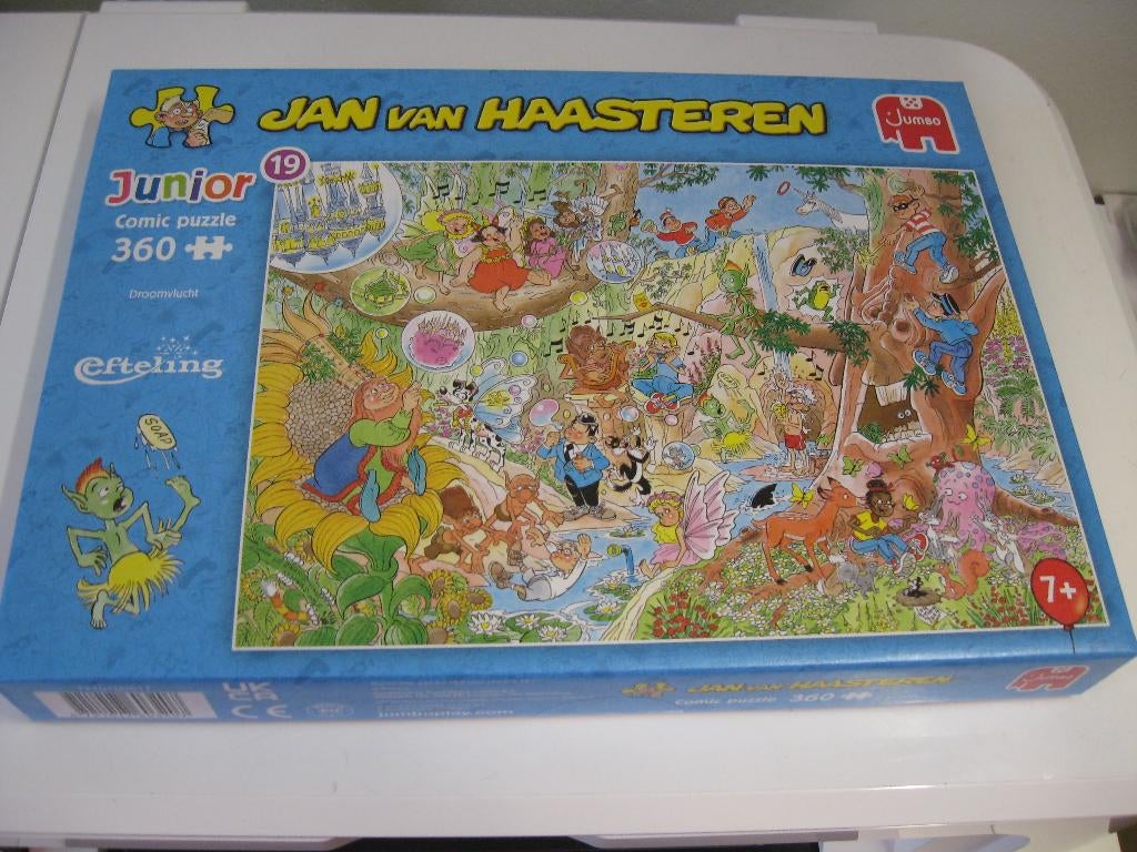 Jan van Haasteren  360 stukjes DROOMVLUCHT EFTELING 19 NIEUW, Ophalen of Verzenden, Minder dan 500 stukjes, Nieuw, Legpuzzel