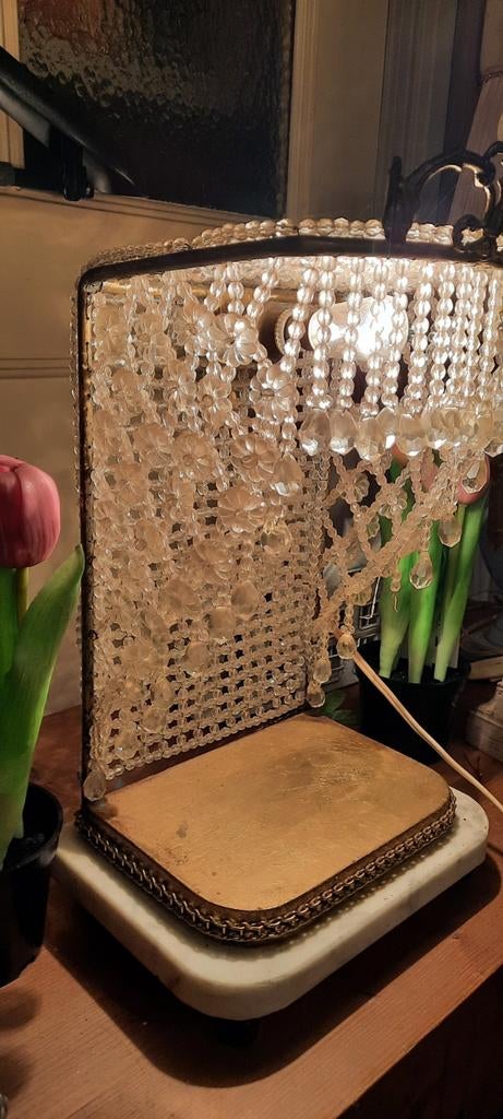 Vintage glazen kralen  kapelletje antiek, Antiek en Kunst, Ophalen of Verzenden