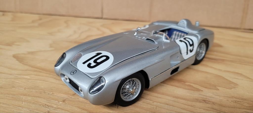 Minichamps 1955 Mercedes 300 slr LeMans, Ophalen of Verzenden, Zo goed als nieuw, Auto, Overige merken