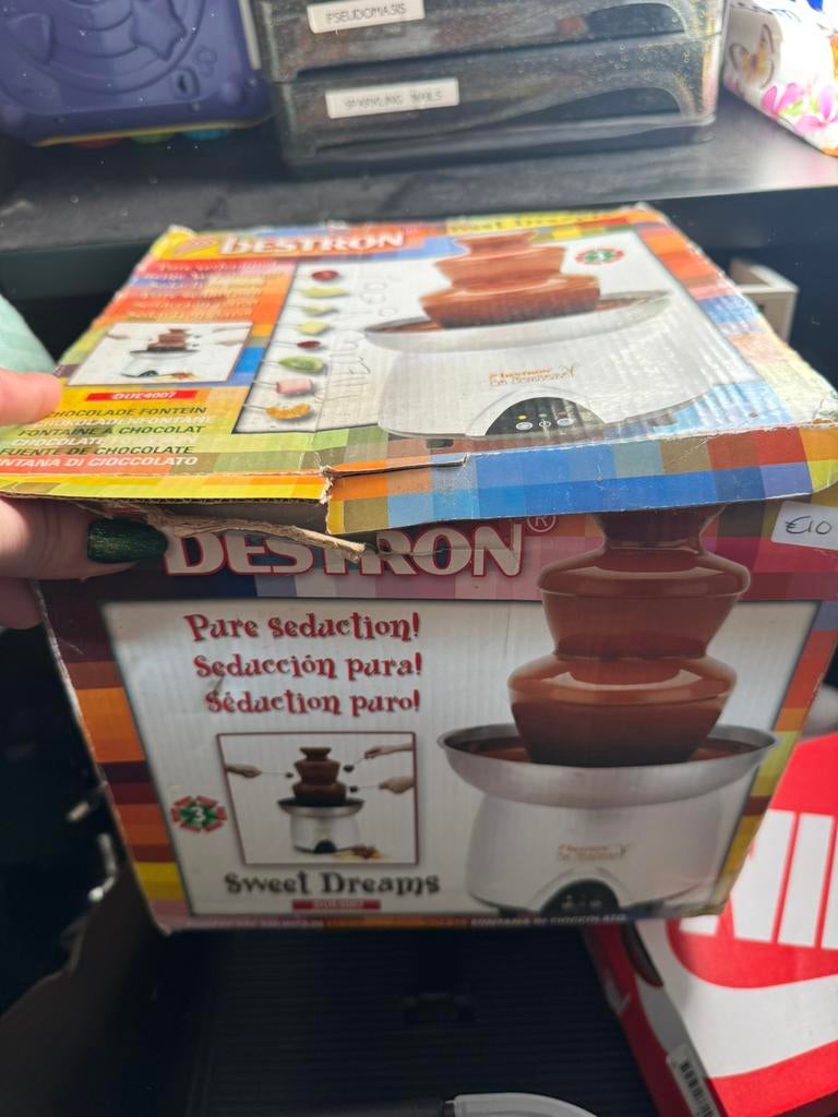 Bestron nieuwe chocoladefontijn, Ophalen of Verzenden, Zo goed als nieuw, 4 t/m 7 personen