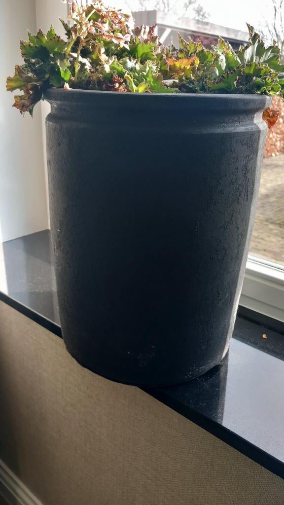 Mooie grote vaas bloempot van still, Rond, Ophalen of Verzenden, Zo goed als nieuw, Minder dan 25 cm