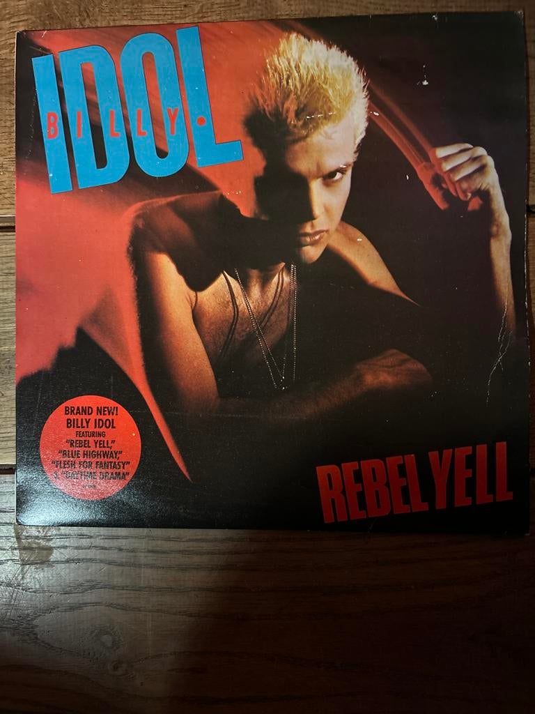 Billy Idol - Rebel Yell LP, Ophalen of Verzenden, Zo goed als nieuw, 12 inch, Rock-'n-Roll