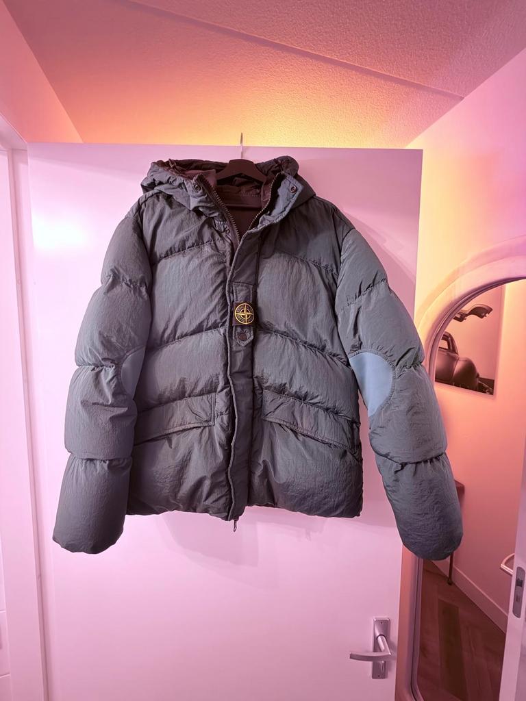 Stone Island Reversible Winterjas, Kleding | Heren, Jassen | Winter, Ophalen of Verzenden, Zo goed als nieuw, Maat 52/54 (L), Zwart