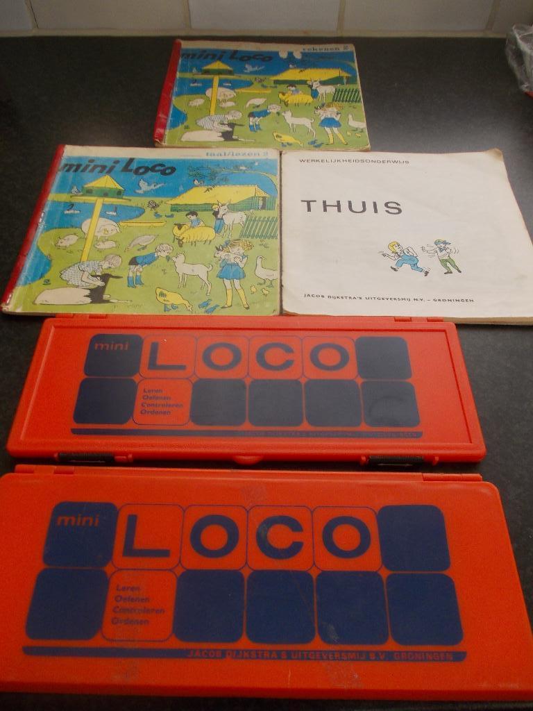 Mini loco, 2 dozen en 3 boekjes., Kinderen en Baby's, Speelgoed | Educatief en Creatief, Zo goed als nieuw, Taal en Lezen, Rekenen