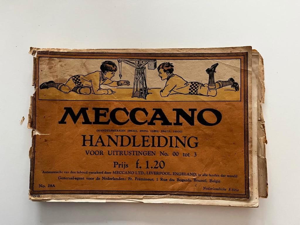 MECCANO Handleidingen + Onderdelen lijsten, Ophalen of Verzenden