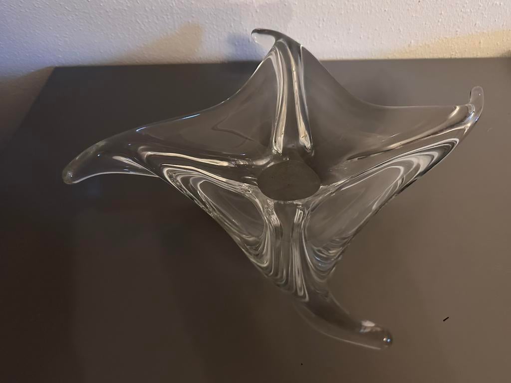 Glazen design schaal. Jugendstil, Ophalen of Verzenden