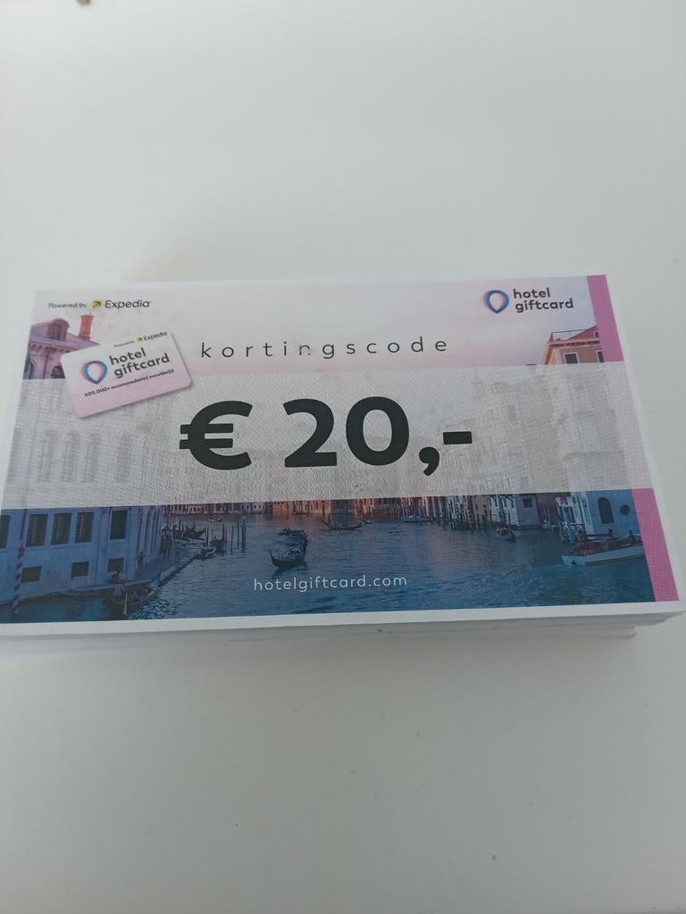 Hotel giftcard kortingsbonnen, Eén persoon, Kortingsbon, Overige typen