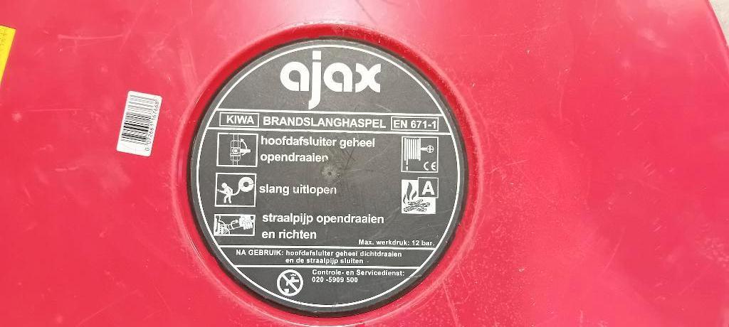 Brandslanghaspels, Ophalen, Gebruikt, Brandblusser