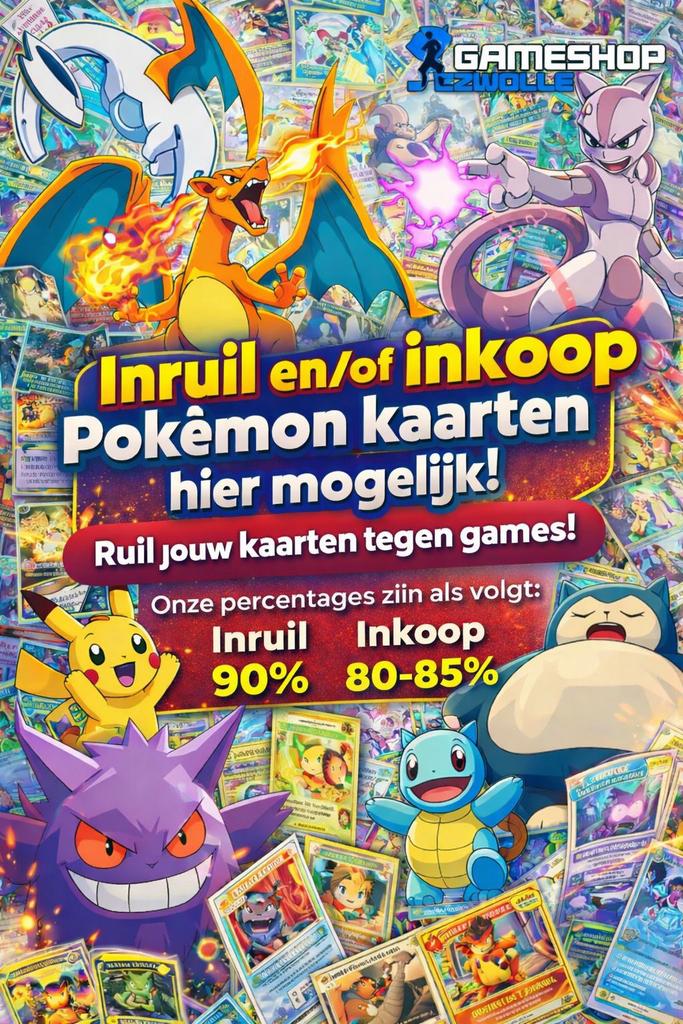 Pokemon gezocht! Ruilen inkoop mogelijk!, Ophalen of Verzenden, Zo goed als nieuw