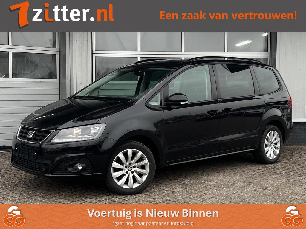 SEAT Alhambra 1.4 TSI Style, 7-Persoons,, 4 cilinders, 150 pk, 7 stoelen, Zwart