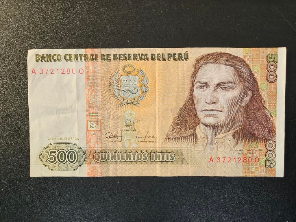 Peru pick 134b 1987, Ophalen of Verzenden, Zuid-Amerika, Los biljet