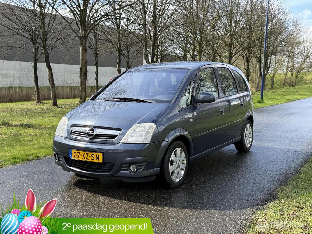 Opel Meriva 1.6-16V Temptation*DISTRIBUTIE VERV.*APK 01/27, Voorwielaandrijving, Gebruikt, Zwart, 4 cilinders