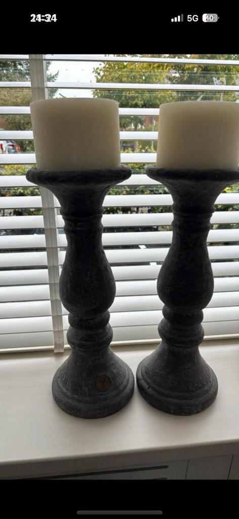 XXL Brynxz kandelaar 2 stuks, Huis en Inrichting, Woonaccessoires | Kandelaars en Kaarsen, Ophalen, Zo goed als nieuw, Overige materialen