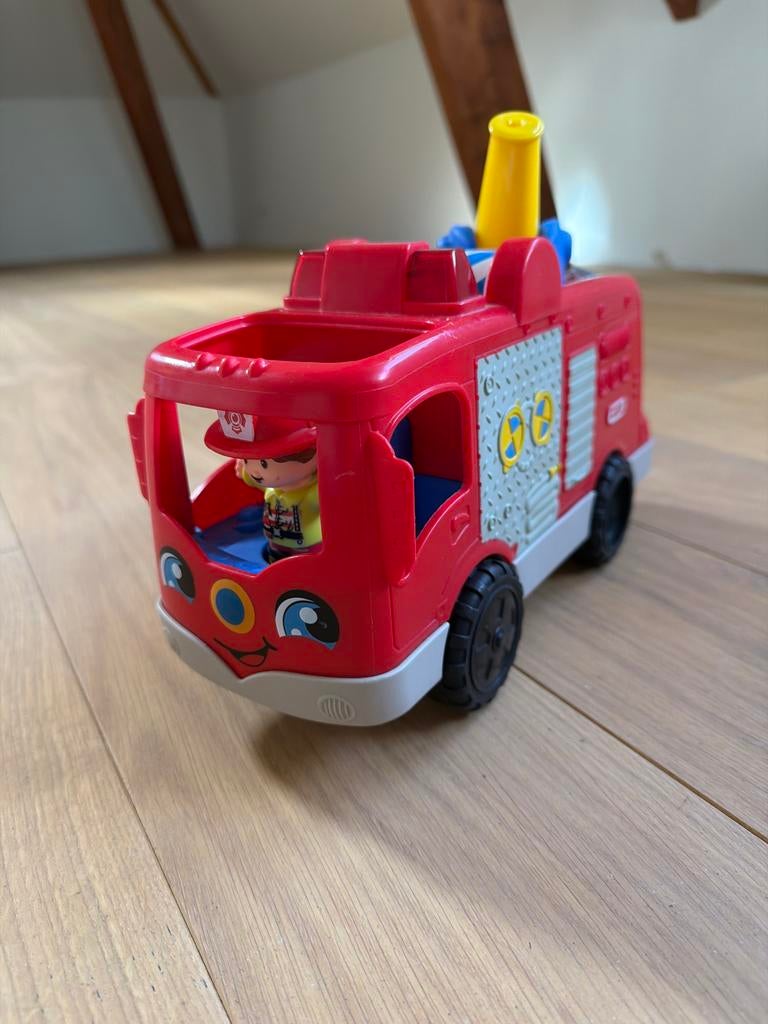Fisher price brandweerauto little people, Ophalen, Zo goed als nieuw