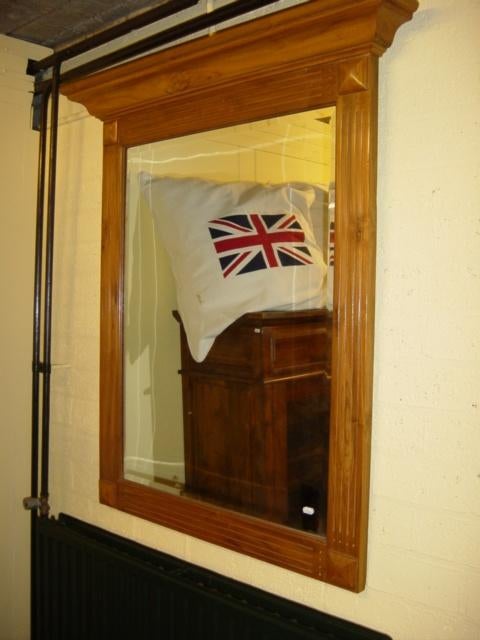 Nieuwe spiegel Chaniz met kuif TEAK – flamant, Huis en Inrichting, Woonaccessoires | Spiegels, Ophalen, Wilms, 100 tot 150 cm