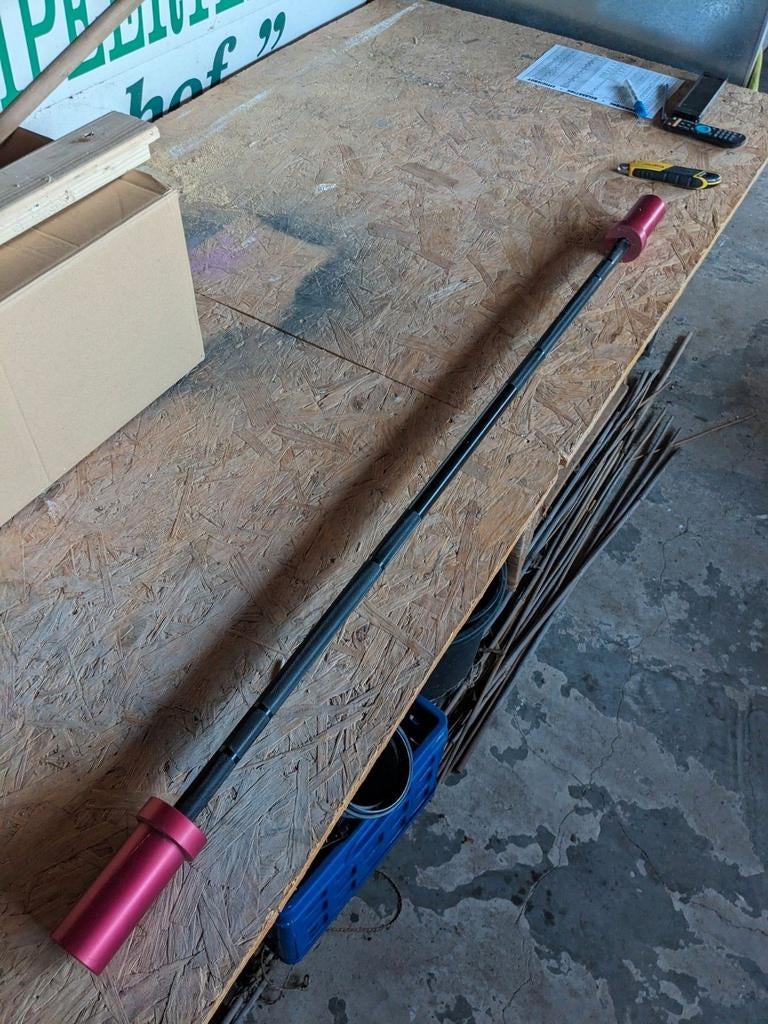 Junior/ trainings barbell 50mm 2,5kg, Ophalen, Zo goed als nieuw