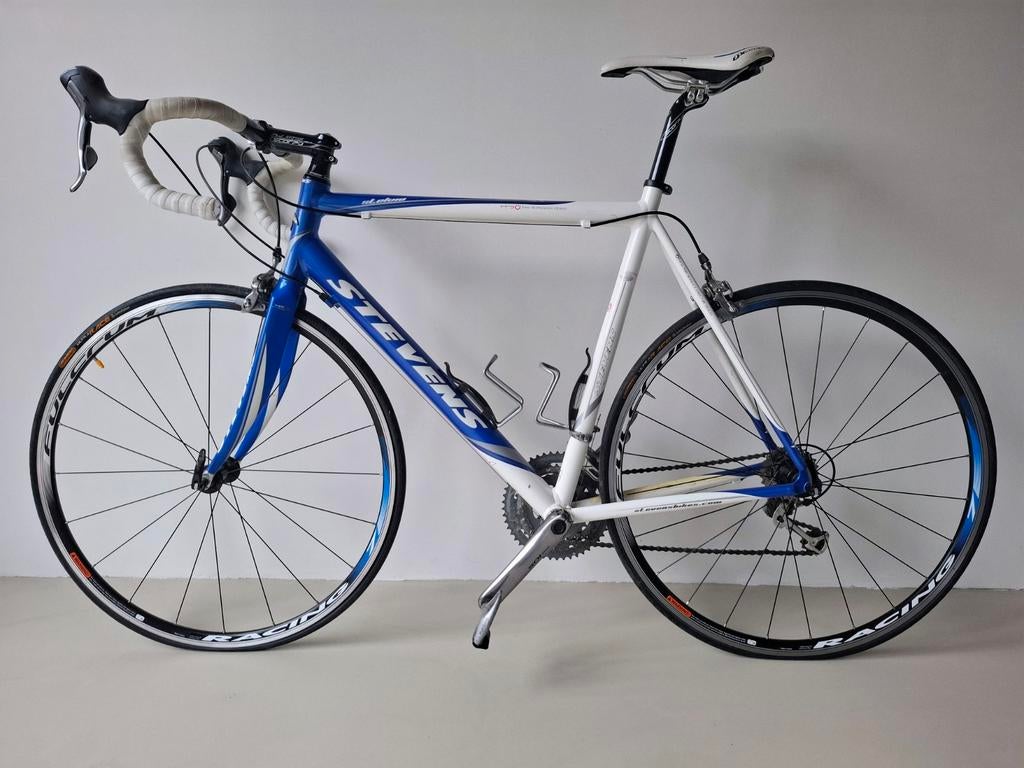 Racefiets, merk Stevens - Blauw/Wit, Ophalen of Verzenden