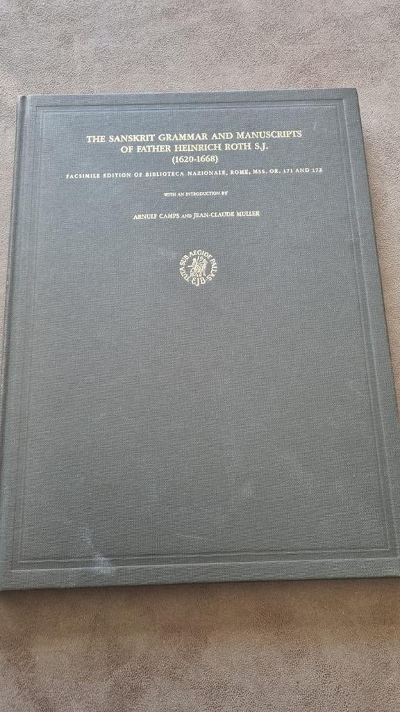 The Sanskrit Grammar and Manuscripts of Father Heinrich Roth, Boeken, Non-fictie, Ophalen of Verzenden, Zo goed als nieuw, Heinrich Roth S.J.