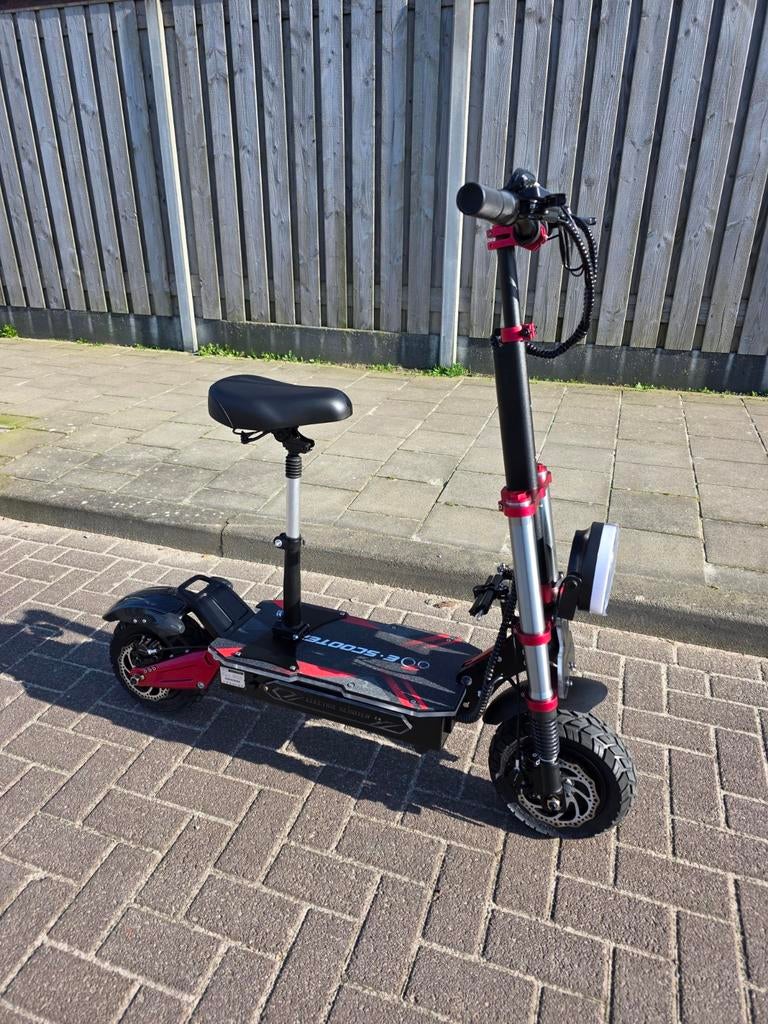 Elektrische Step 85km/h Boyueda S5 Dual Motor 6000W NIEUW, Ophalen of Verzenden, Nieuw, Elektrische step (E-scooter), Boyueda