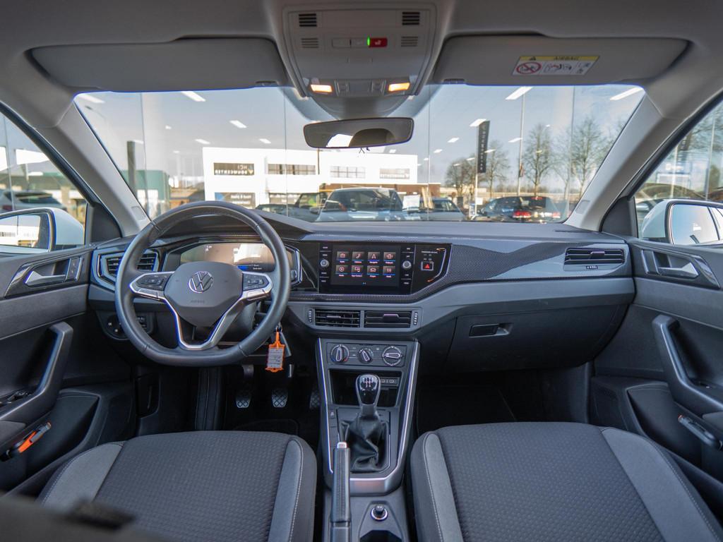 Volkswagen Polo 1.0 TSI Life Edition | Camera | ACC | Apple, Voorwielaandrijving, Stof, Wit, Origineel Nederlands
