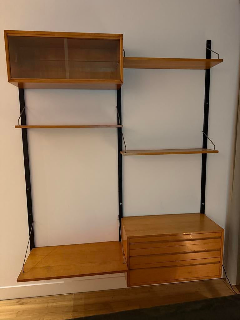 Deens wandmeubel Poul Cadovius Royal, Huis en Inrichting, Kasten | Wandmeubels, Ophalen, 200 cm of meer, Zo goed als nieuw, Minder dan 150 cm