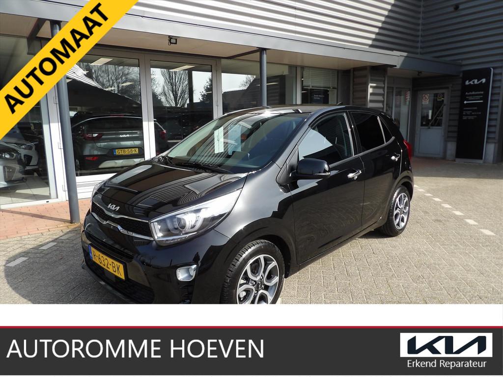KIA Picanto 1.0 DPi AMT DynamicPlusLine Luxe 15.000km Org. N, 877 kg, Stof, 4 stoelen, Zwart