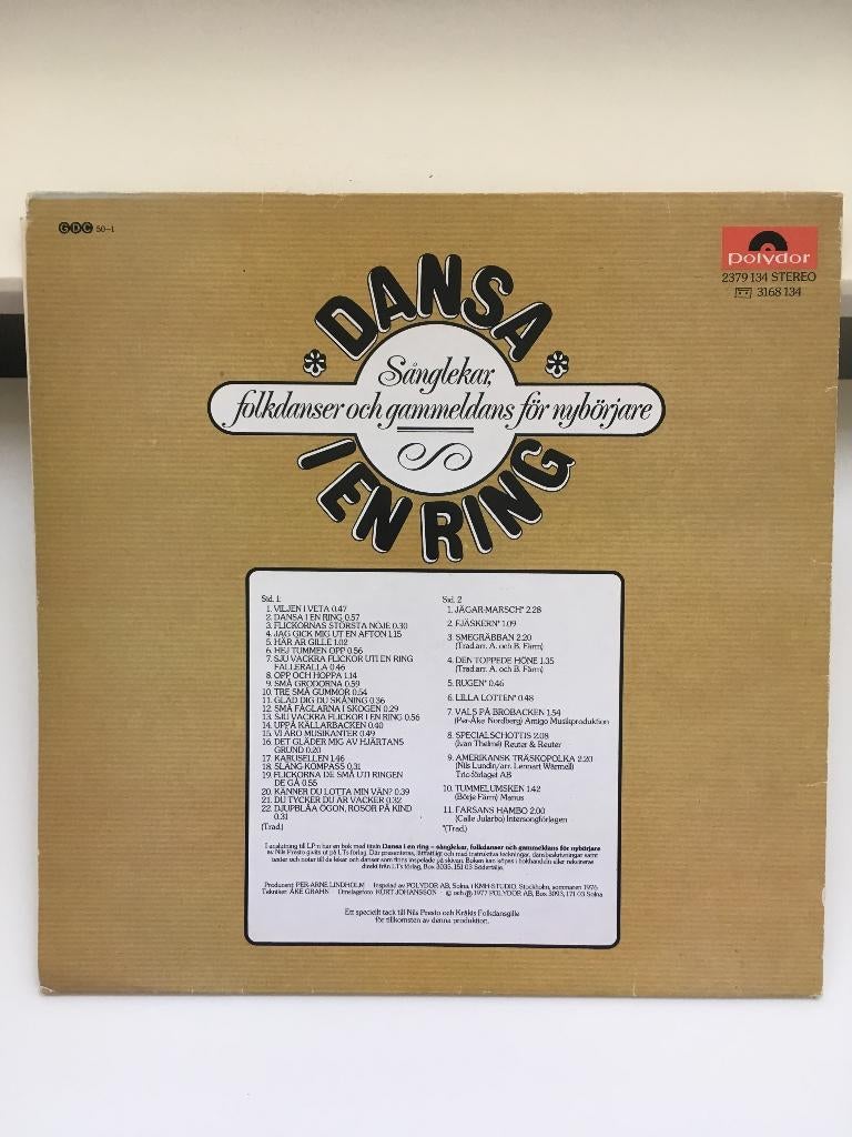 VN15 LP Broderna Farm Dansa Ien Zweedse Volksdans muziek, Ophalen of Verzenden, Gebruikt, 12 inch, Europees