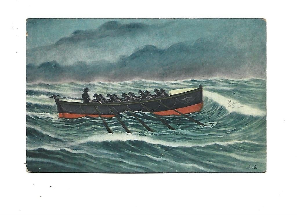 Bateau de sauvetage, Verzenden, Voor 1920, Ongelopen, Overige thema's