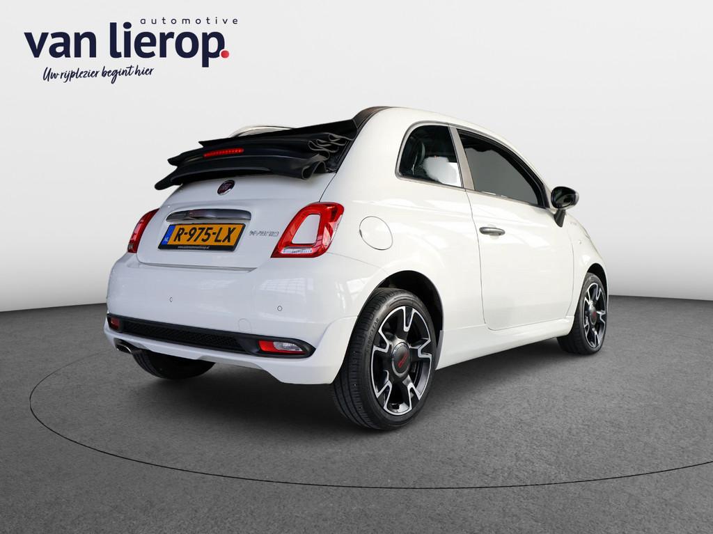 Fiat 500 C 1.0 Hybrid Sport | CARPLAY | 16 INCH | CRUISE CON, Voorwielaandrijving, Cabriolet, 4 stoelen, Leder en Stof