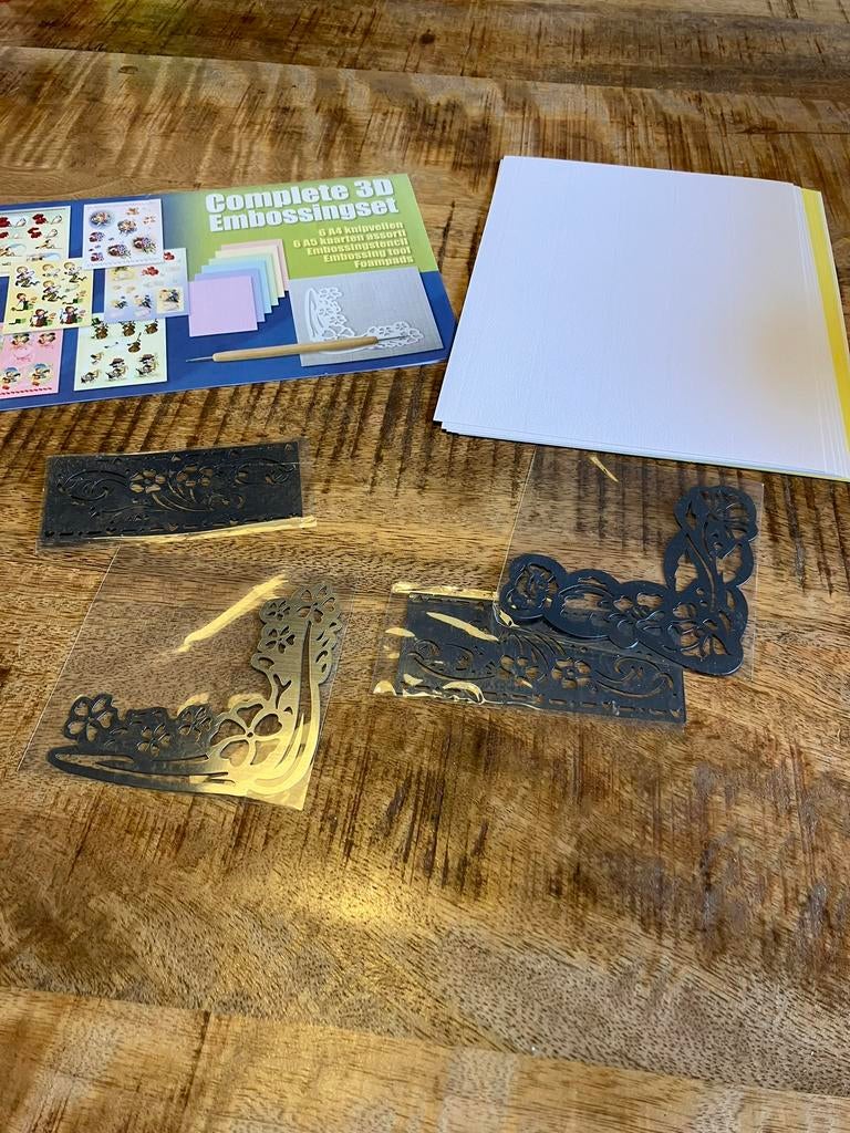 Embossing, Ophalen of Verzenden, Zo goed als nieuw