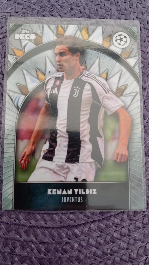 Topps Deco Kenan Yildiz Juventus spelerskaart, Ophalen of Verzenden