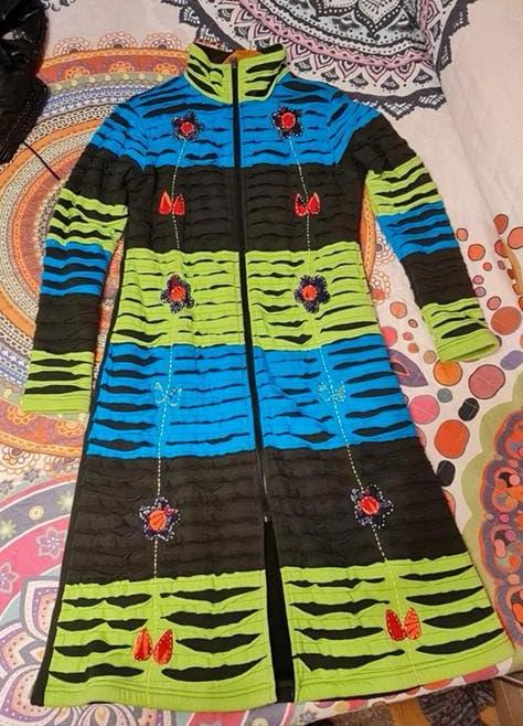 Lang Coline Nepal vest kaki maat M . NIEUW, Ophalen of Verzenden, Zo goed als nieuw, Maat 38/40 (M), Overige kleuren