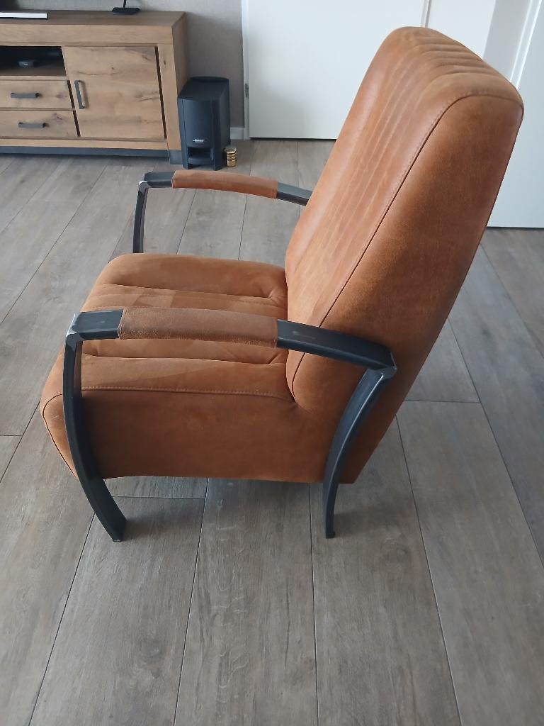 De Bommel meubelen fauteuil ., Ophalen, 75 tot 100 cm, Zo goed als nieuw, Stof