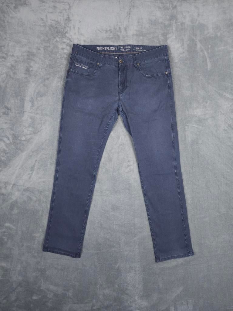 Pme Legend Broek Nightflight W35 L32 Slim Fit Blauw Pall Mal, Blauw, ., Ophalen of Verzenden, Zo goed als nieuw