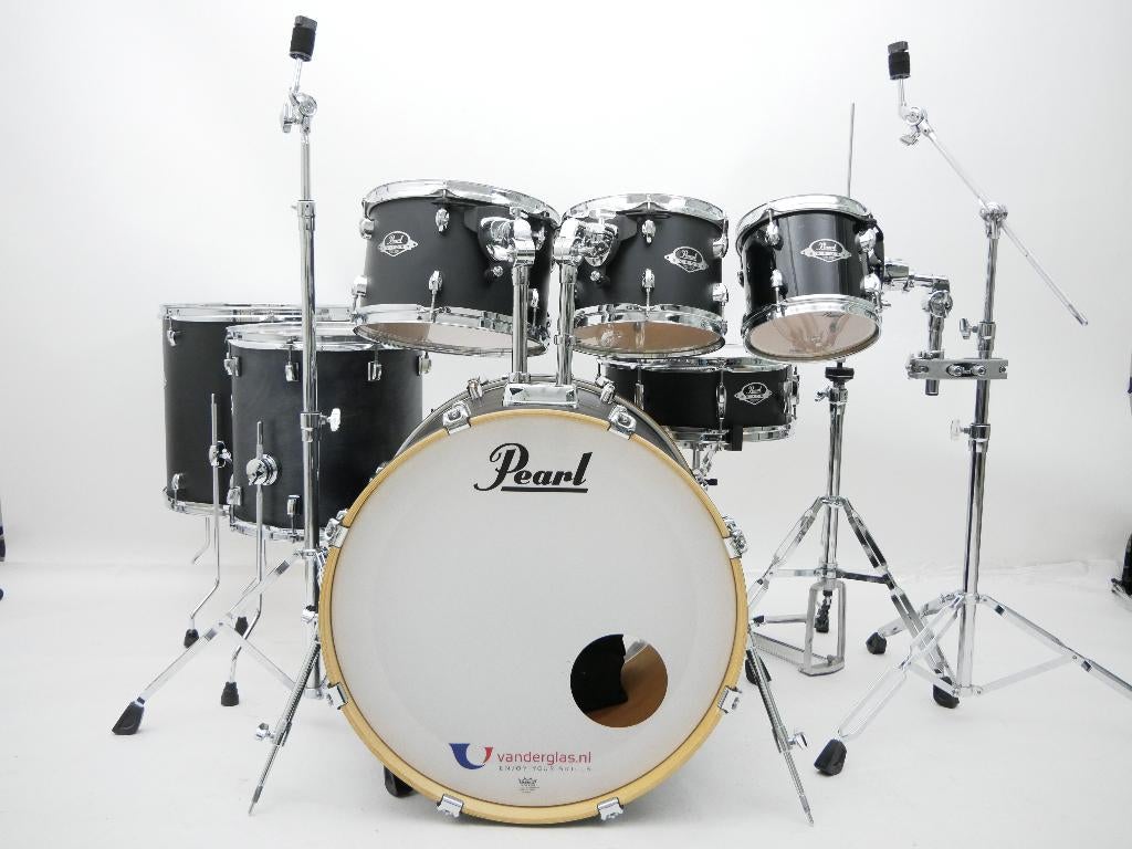 Pearl Export 7 delig met hardware in degelijke staat, Muziek en Instrumenten, Drumstellen en Slagwerk, Ophalen, Gebruikt, Pearl