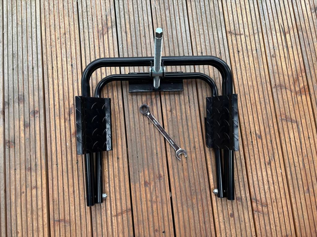 Caravan leveler, Ophalen, Gebruikt