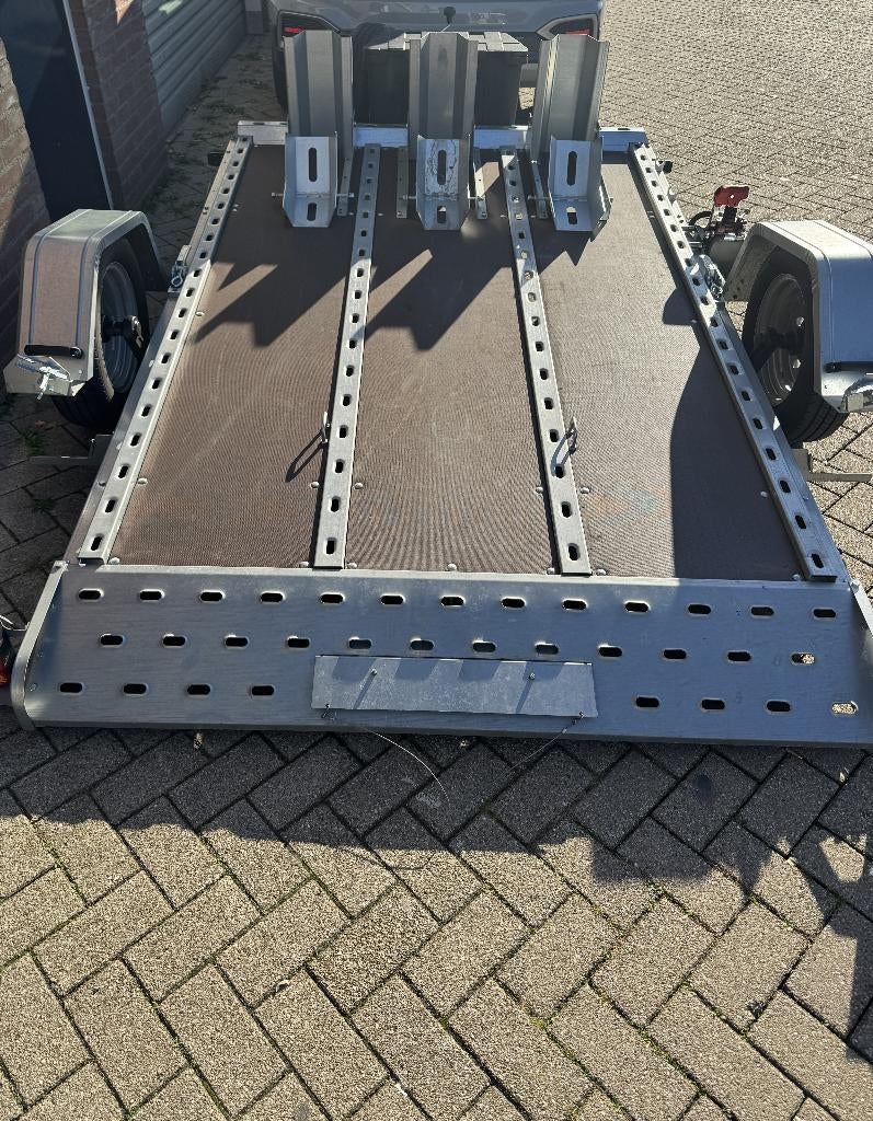 Te huur zinkbare motortrailer en anssems bagage wagen, Ophalen, Zo goed als nieuw