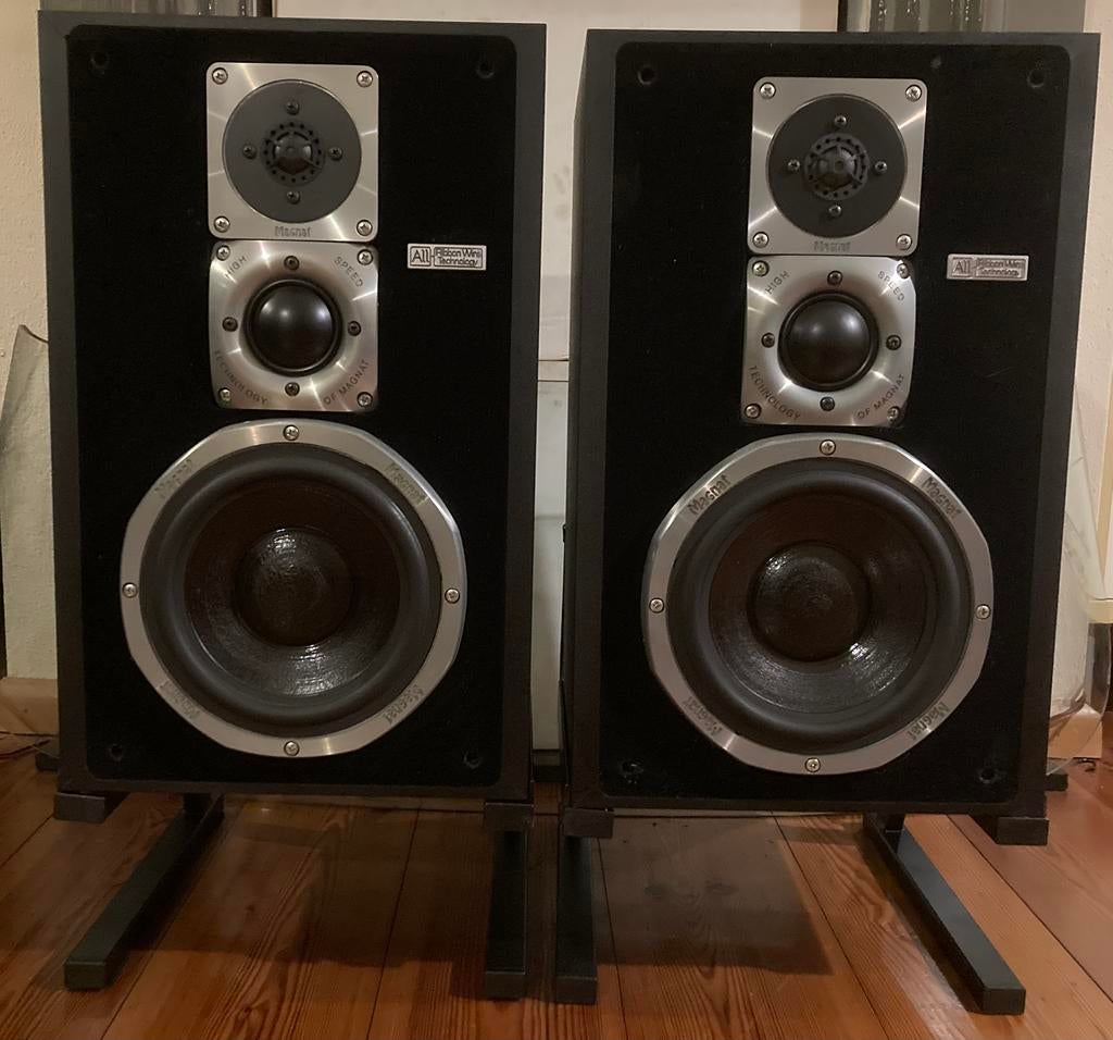 Magnat 7P All Ribbon vintage classic, Audio, Tv en Foto, Luidsprekers, Ophalen, Magnat, Zo goed als nieuw, 120 watt of meer