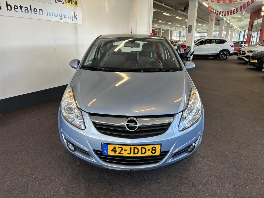 Opel Corsa 1.4-16V Cosmo | Apple carplay | Stoel+Stuurverwar, Voorwielaandrijving, Gebruikt, Zwart, 4 cilinders