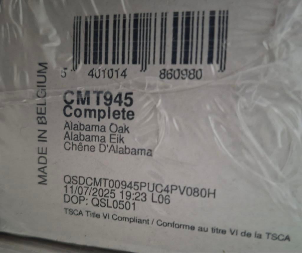 Twee soorten quickstep laminaat, Ophalen, Nieuw