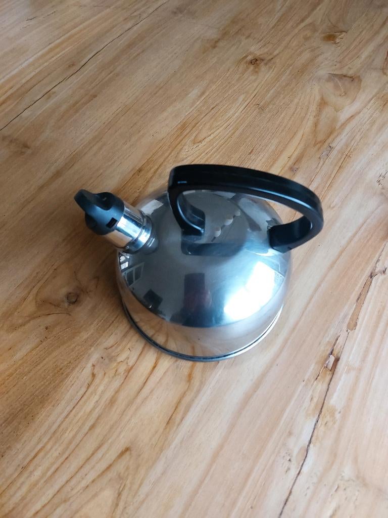 Fluitketel, Theepot/fluitketel, Gebruikt, Zilver, Ophalen of Verzenden