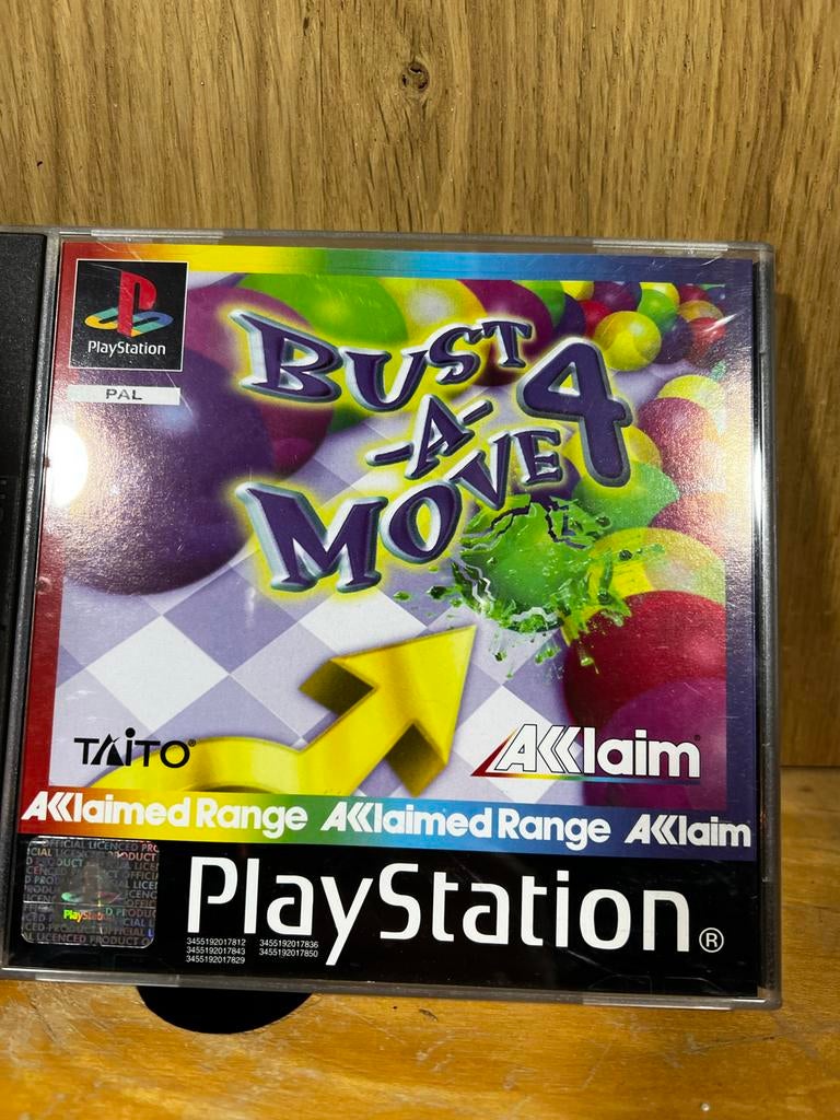 PlayStation 1 game Bust-A-Move 4 ARCADE (original), Puzzel en Educatief, 2 spelers, Eén computer, Ophalen of Verzenden