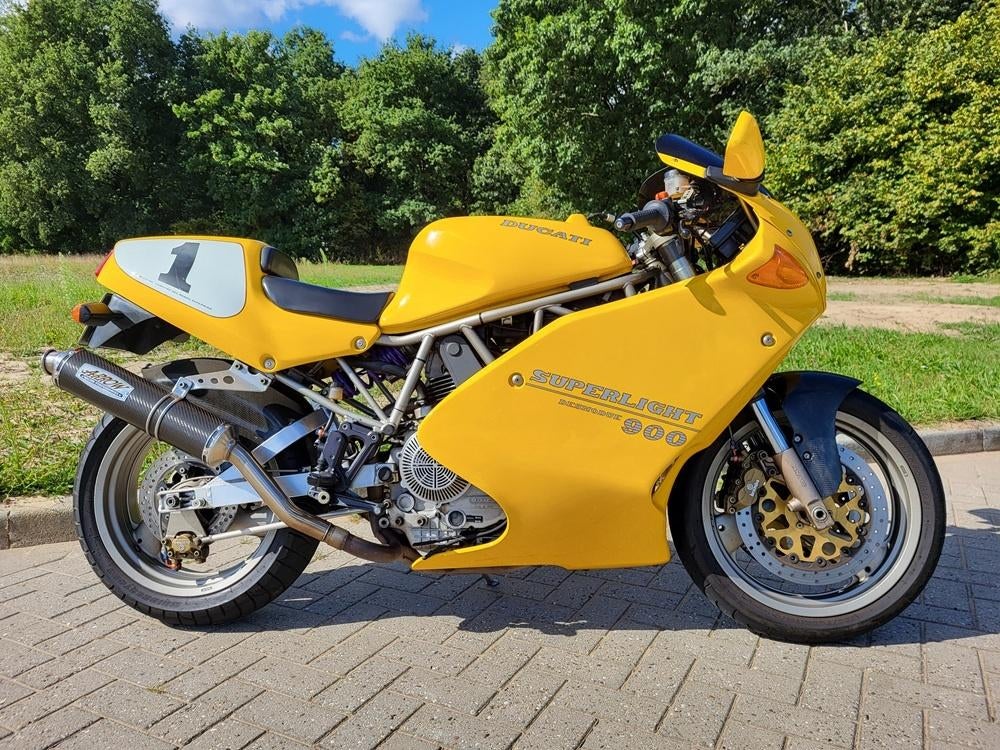 Ducati 900 SL Superlight IV Nr.023 (bj 1995), 2 cilinders, Sportuitlaat, Motorrijbewijs A, 900 cc