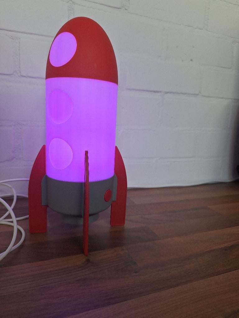 AFTONSPARV,  raket ikea lamp 2de hands, Kinderen en Baby's, Ophalen of Verzenden, Zo goed als nieuw, Lamp