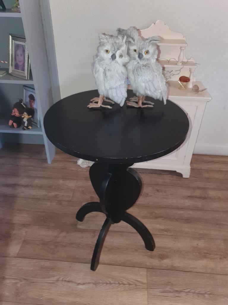 Bijzet tafeltje, Minder dan 55 cm, Rond, Zo goed als nieuw, Ophalen