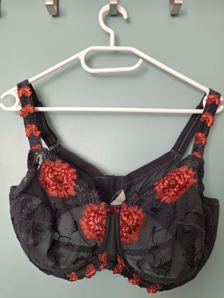 Lingerieset Prima Donna 100F / 52, Kleding | Dames, Ondergoed en Lingerie, Verzenden, Grijs, Setje